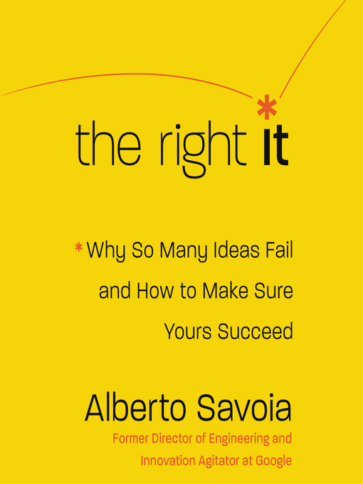 Title details for The Right It by Alberto Savoia - Wait list